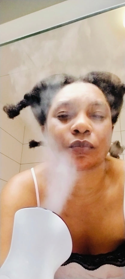 2 en 1 Vapeur Visage, Humidificateur Atomiseur Aromathérapie Visage